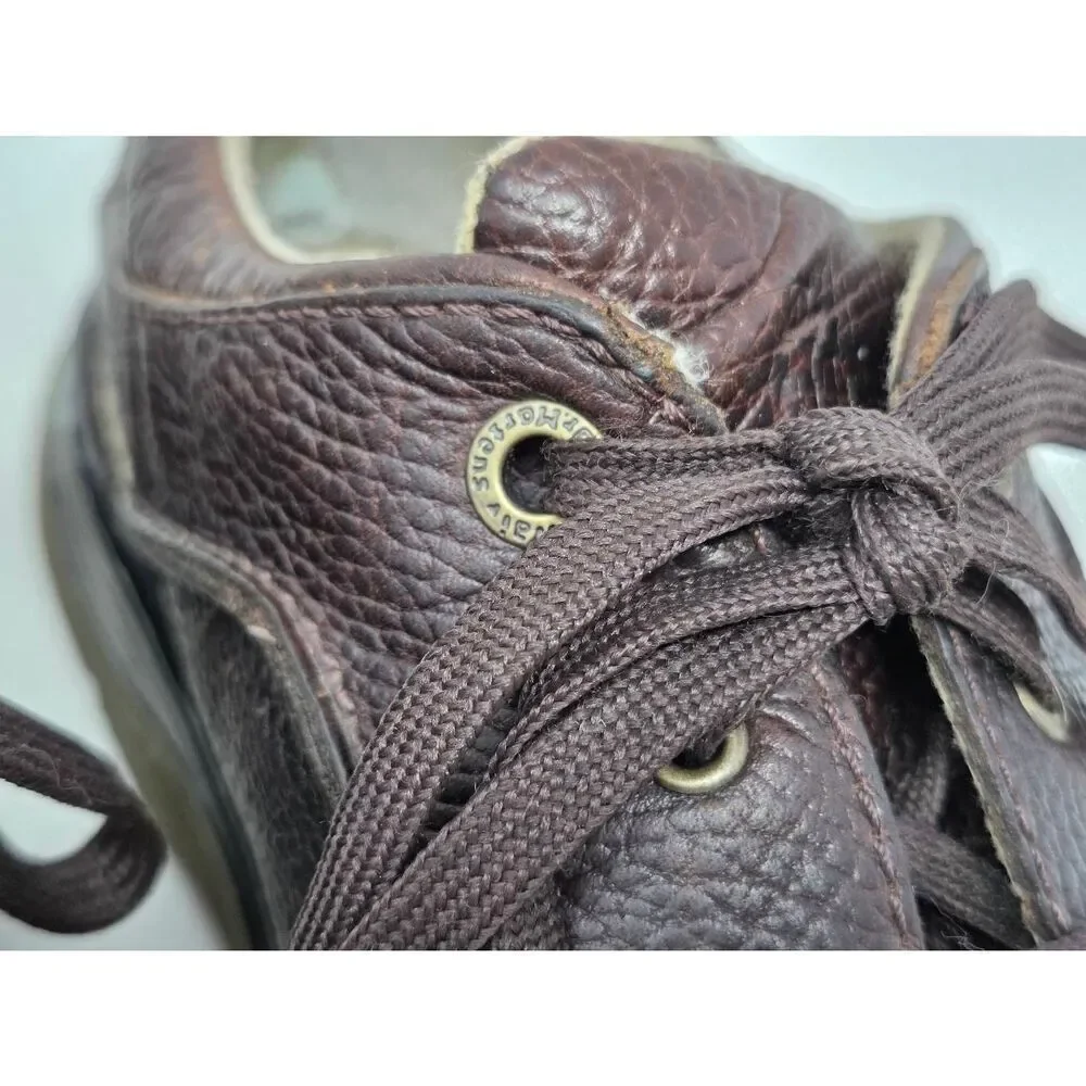DR MARTENS BROWN LEATHER OXFORDS SHOES AW004 MEN'S SIZE US 12 M LACE UP 11194